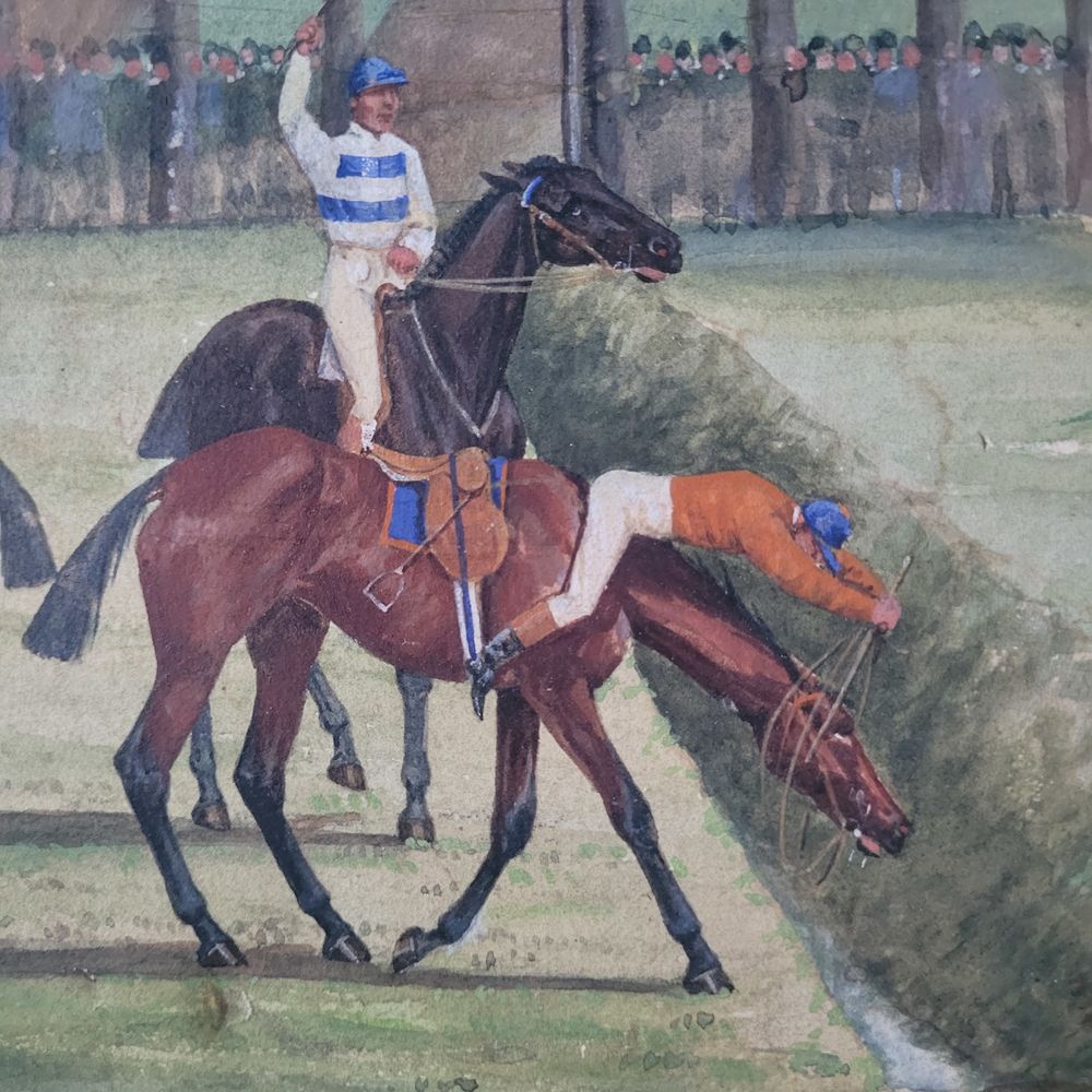 AQUARELLE ANGLAISE / TABLEAU CHARLES PARIS Décoration