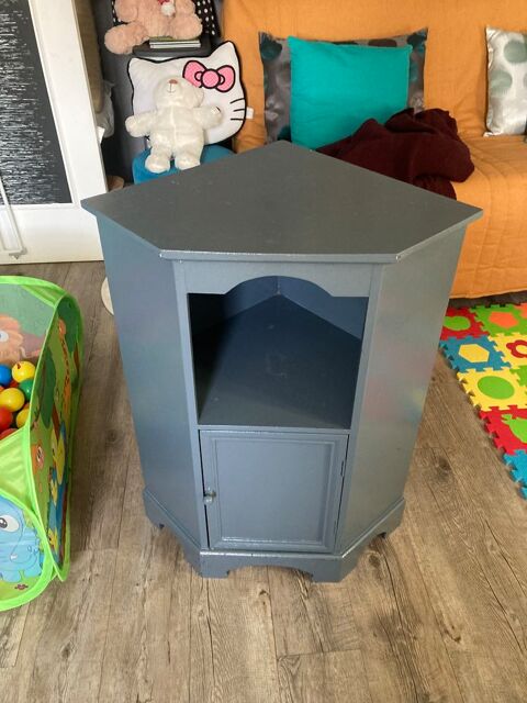 Meuble d angle bois peint 10 Messy (77)