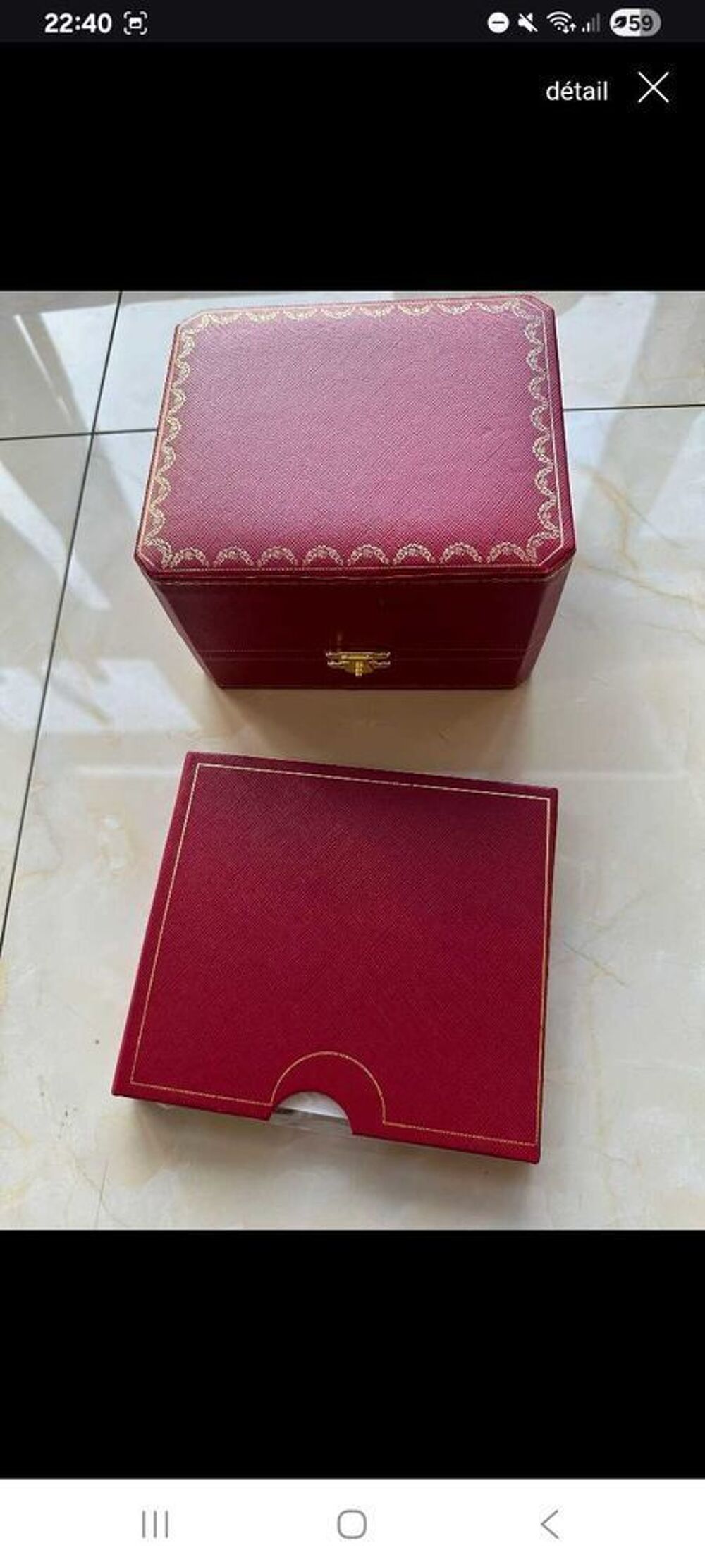Cartier Santos Automatique €" Full Set (Bo&icirc;te + Documents) €" 2 800 € Bijoux et montres