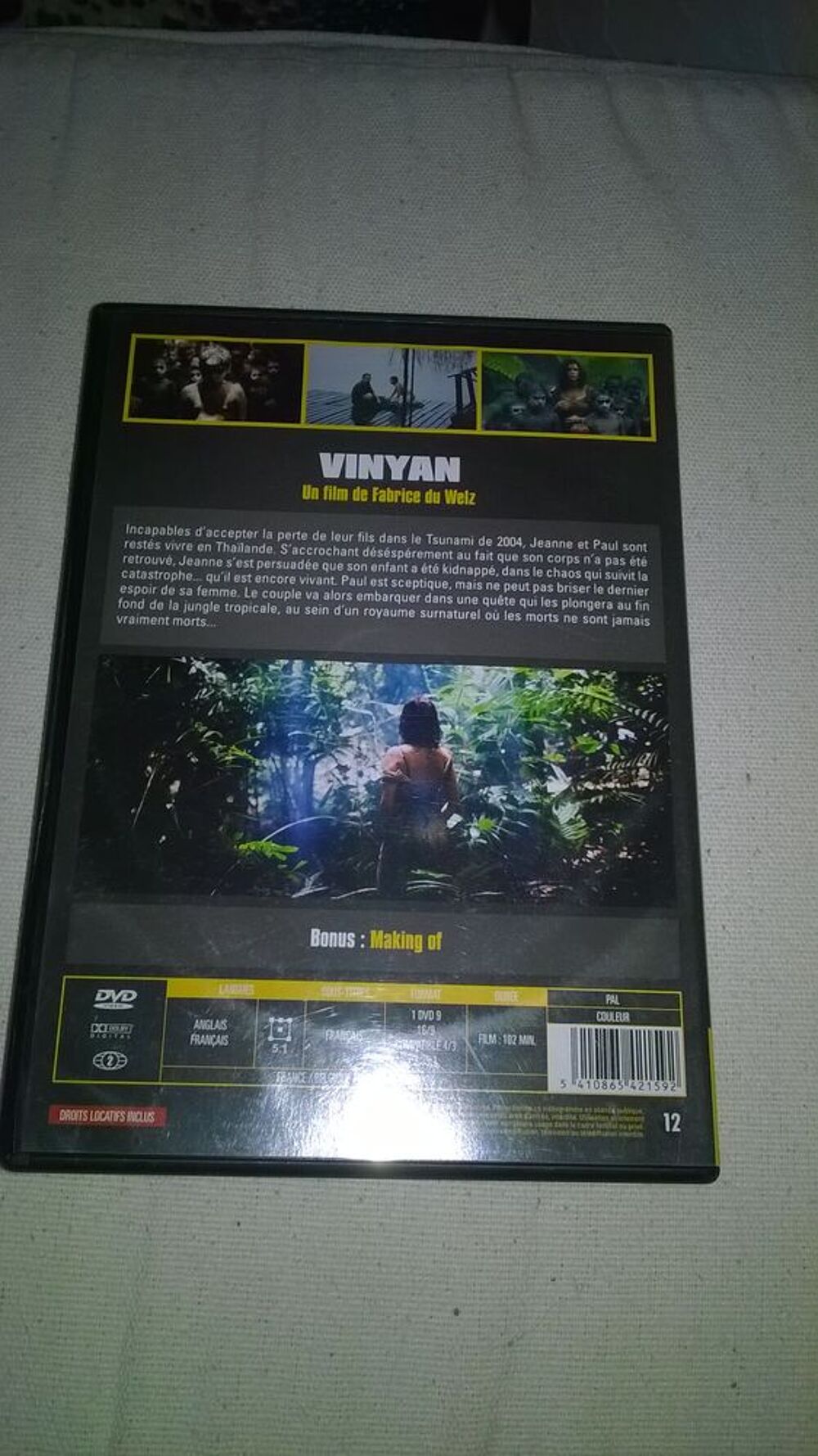DVD Vinyan
B&eacute;art, Emmanuelle
2008
Excellent etat
En Fran&ccedil;ais DVD et blu-ray