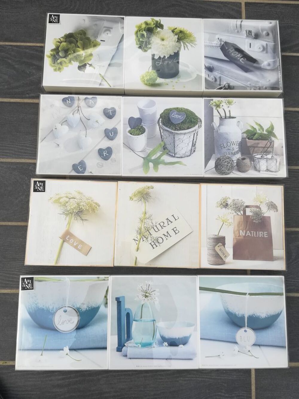 4 Tableaux d&eacute;coratifs Dcoration