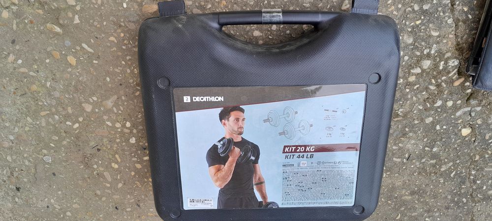 Kit halt&egrave;res musculation 20 kg Sports