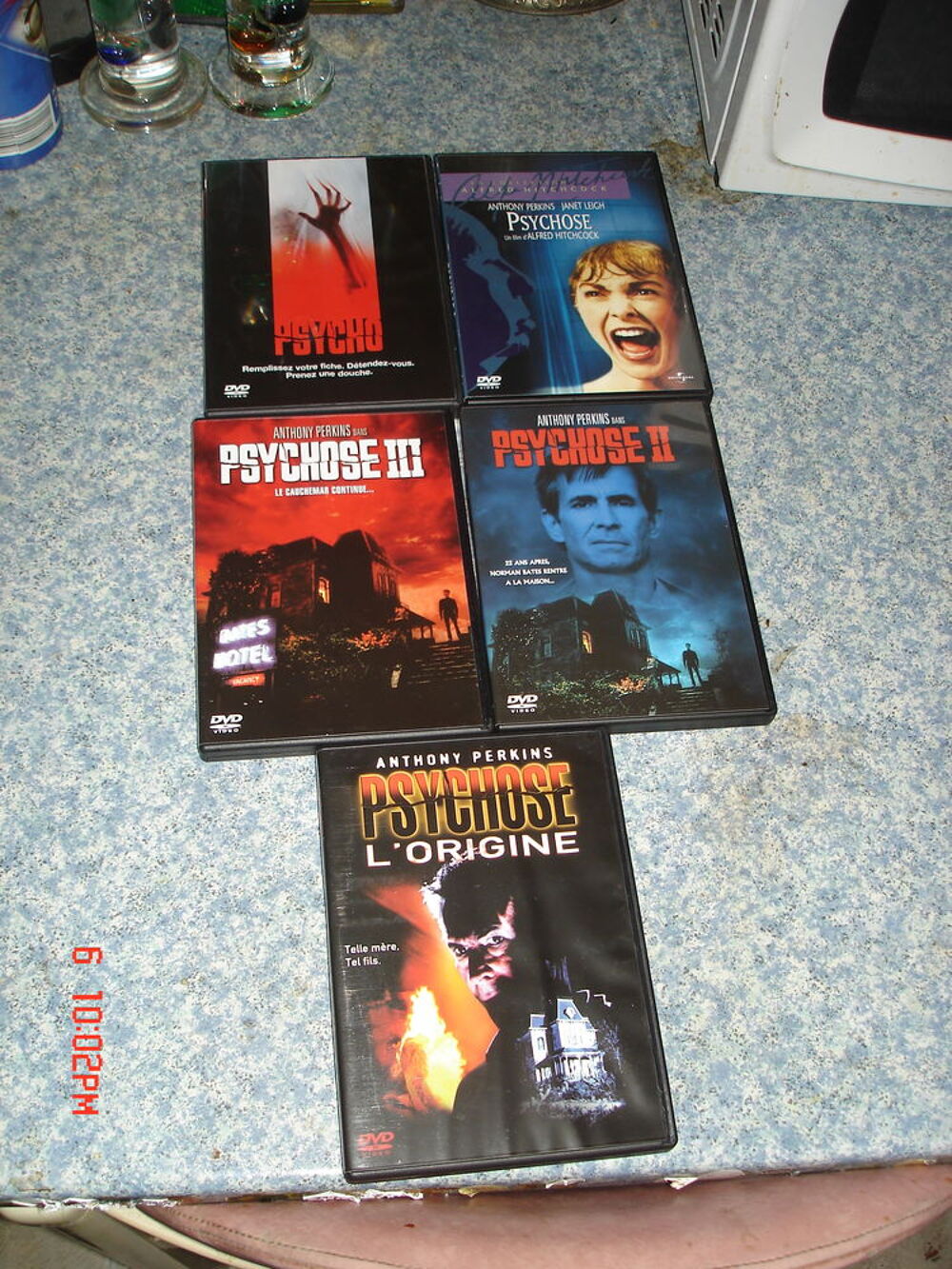 psychose, coffret 5 dvd DVD et blu-ray