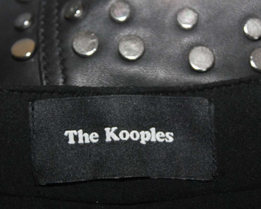 Jupe cuir et clous THE KOOPLES T.38 Fr Vêtements