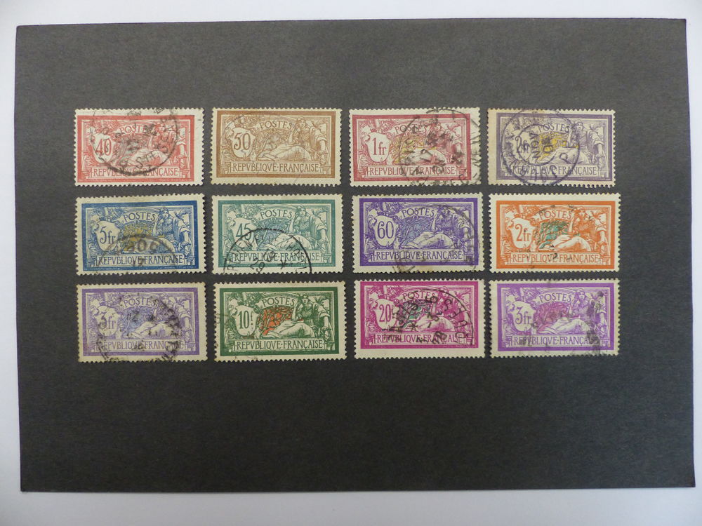 TIMBRES TOUS LES MERSON OBLITERES DONT LE 122 