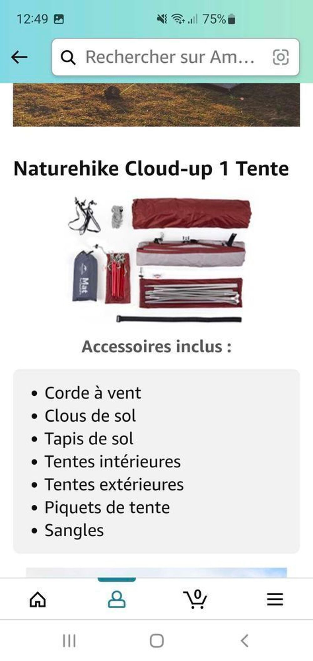 tente une personne tout neuf,jamais d&eacute;bal&eacute;.valeur neuf 130,je la 80 ferme Sports