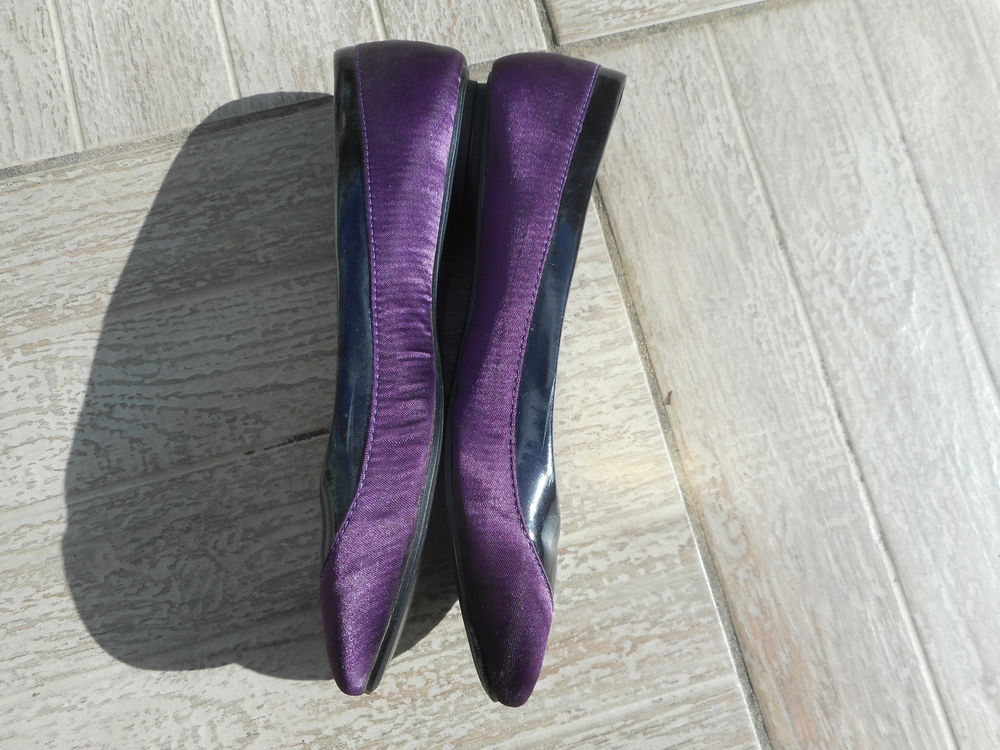 Ballerines Moa violet/noir 37 Chaussures