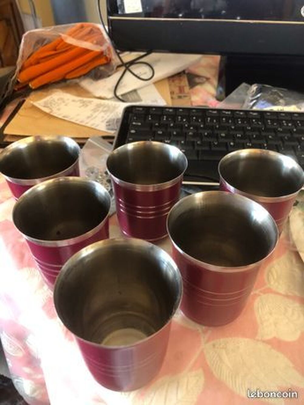 Tasses &agrave; l'eau indienne Décoration
