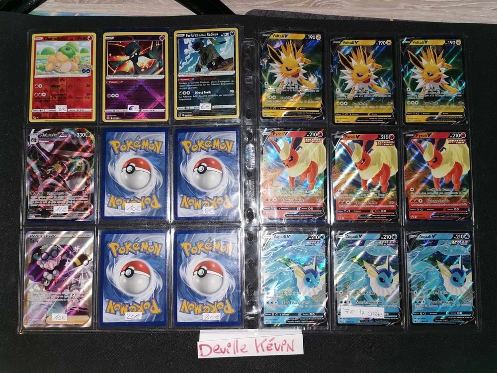 4.Cartes Pok&eacute;mon Ultra Rare Arc En Ciel, Ex, Secret, V Jeux / jouets