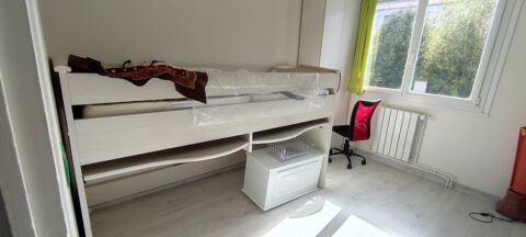 Lit mezzanine GAUTIER avec bureau int�gr� 250 Le Passage (47)