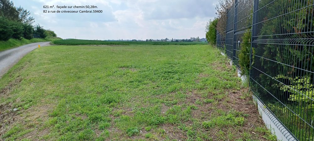 Vente Terrain Terrain à bâtir de 621m². Cambrai 59400 Cambrai