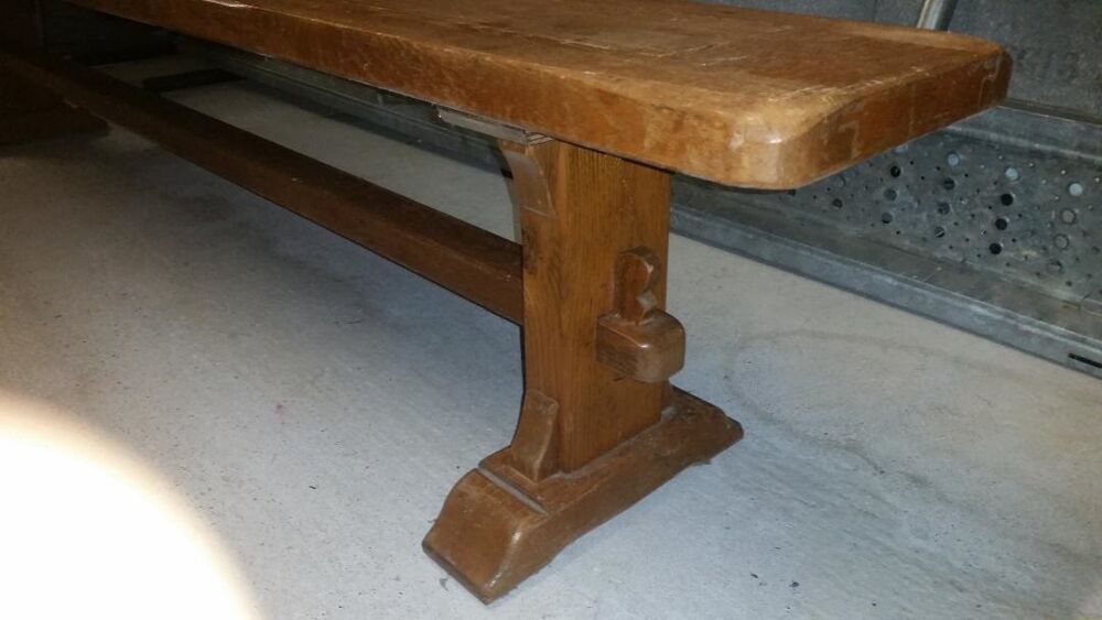 Banc de ferme monast&egrave;re en ch&ecirc;ne Meubles