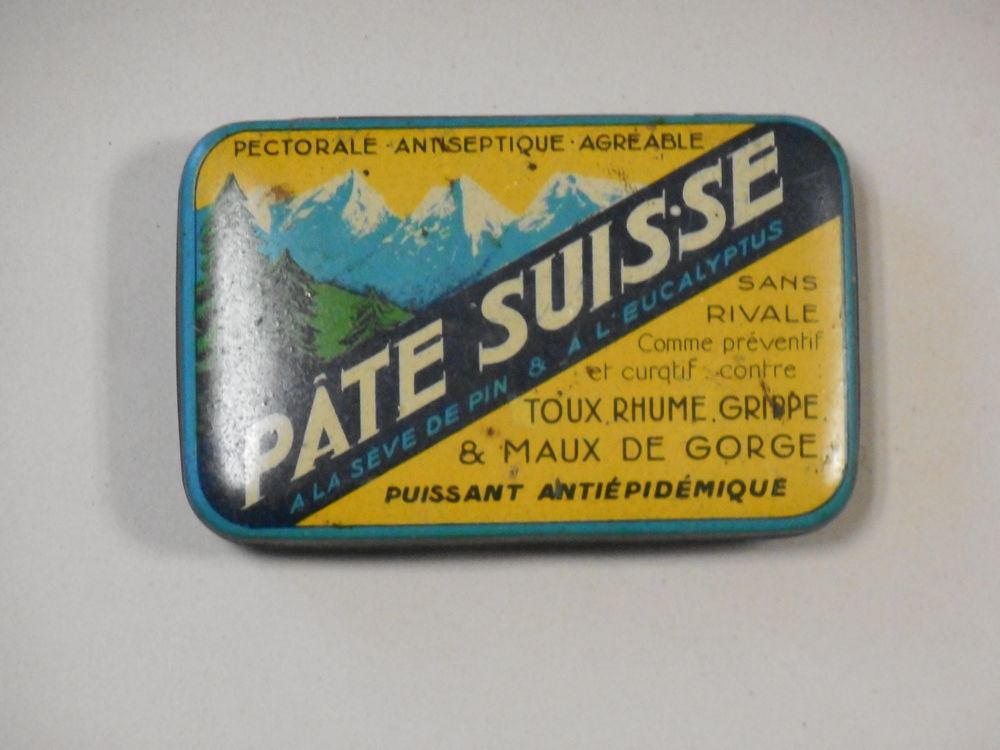 Boite vide de P&acirc;te Suisse 