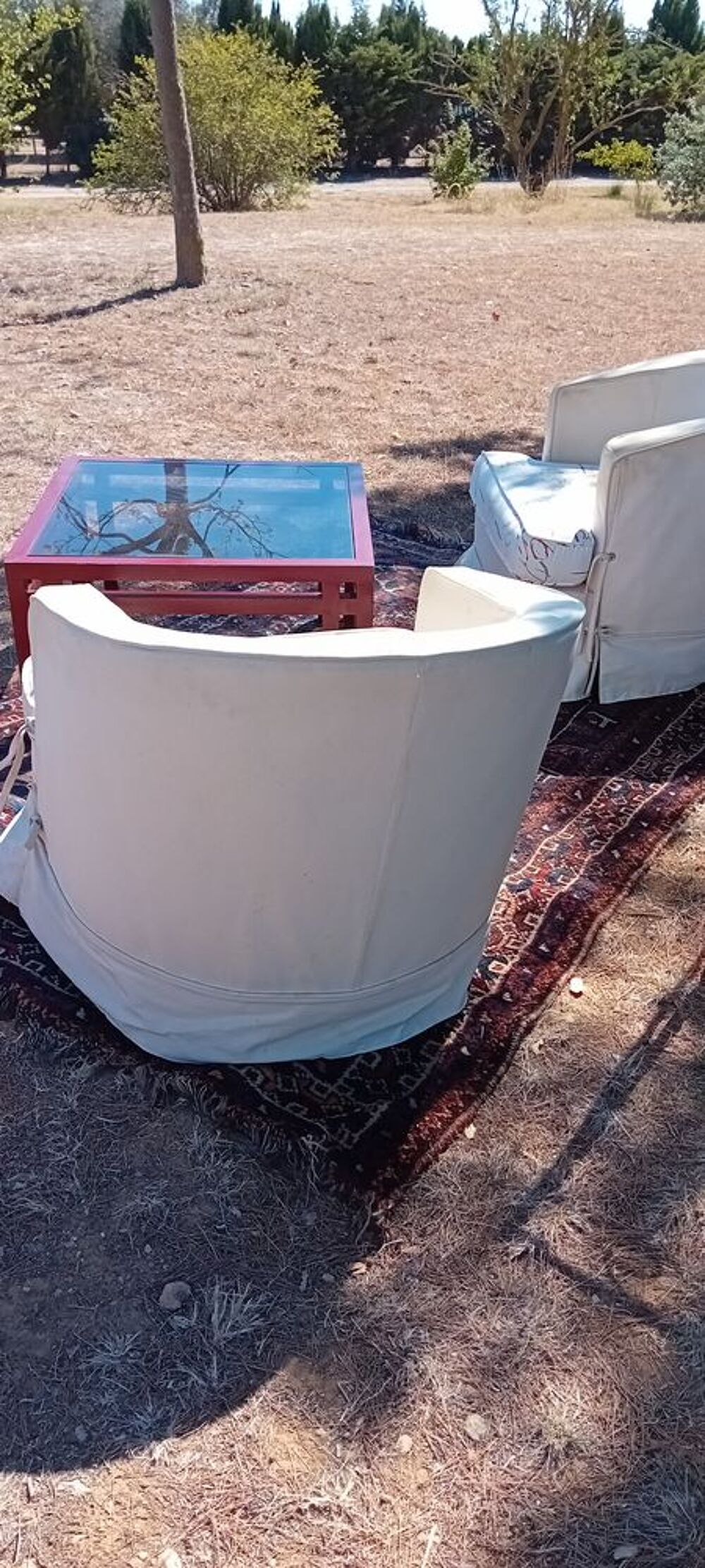 2 fauteuils tissu, x Meubles