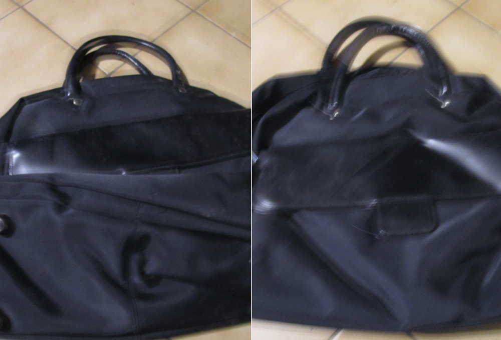 Sac &agrave; Main marine Maroquinerie