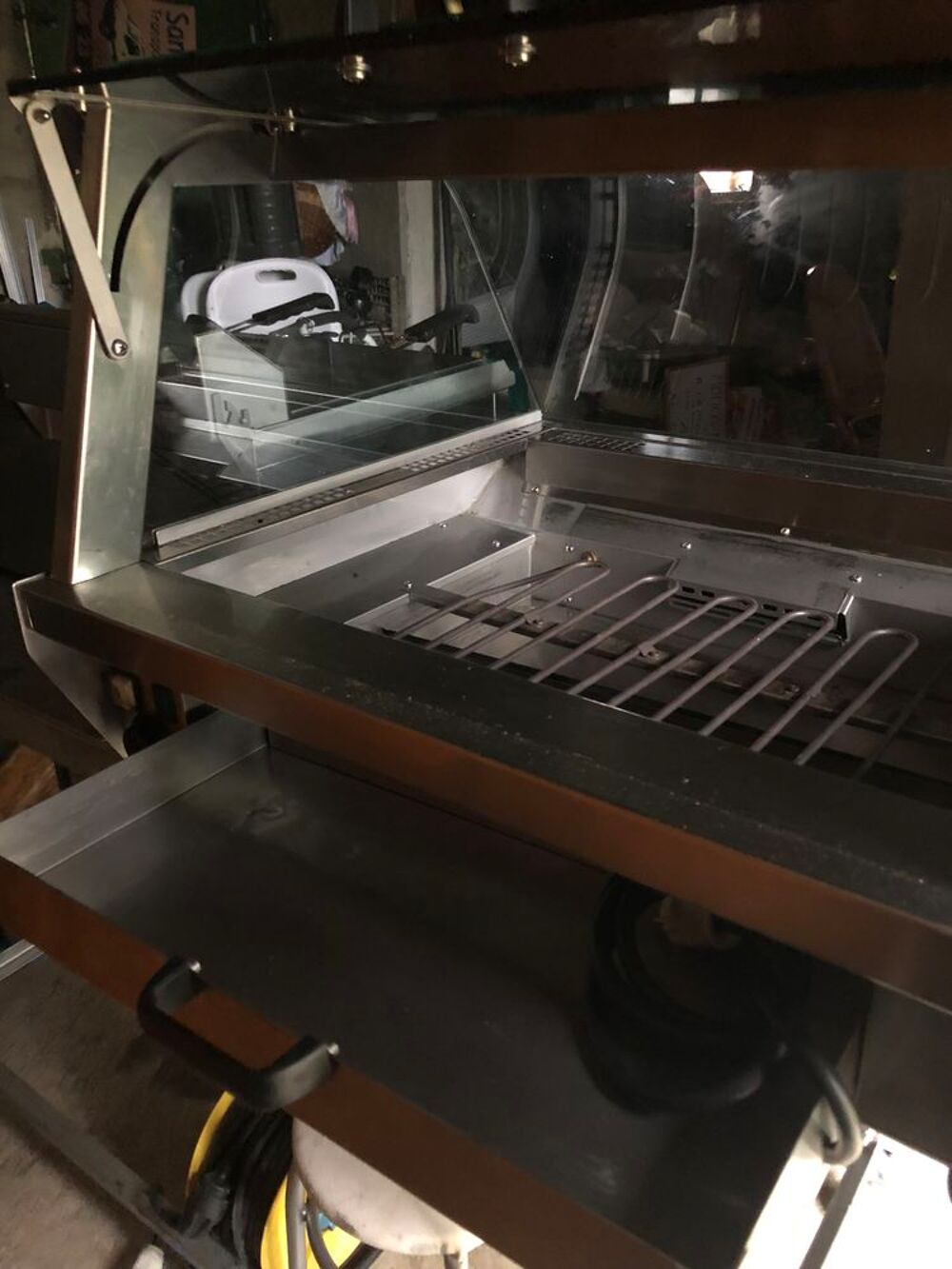 vitrine chauffant en 220v pour poulet ou autre Cuisine