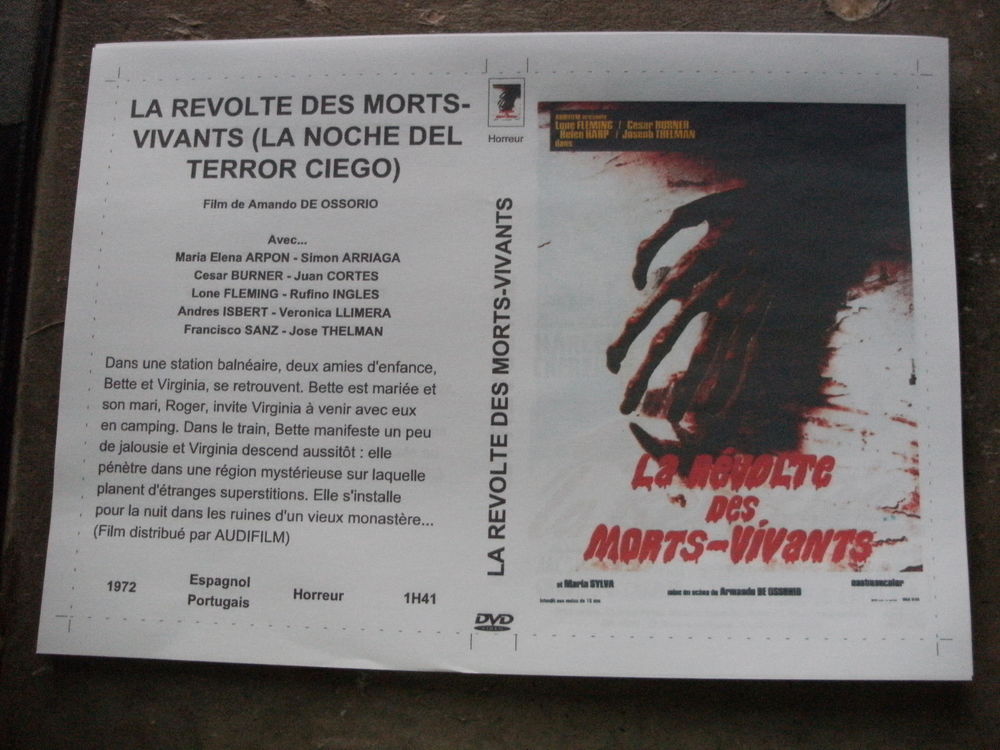 Film : " La revolte des morts vivants " DVD et blu-ray