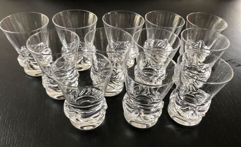 VERRES  PORTO SIGNES CRISTAL DE DAUM  300 Verrires-le-Buisson (91)