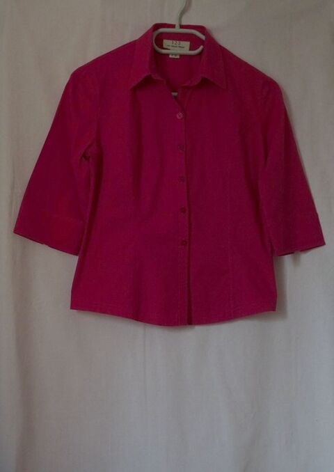 Chemisier framboise femme -1.2.3 (UN DEUX TROIS), T.38 8 Les Molires (91)