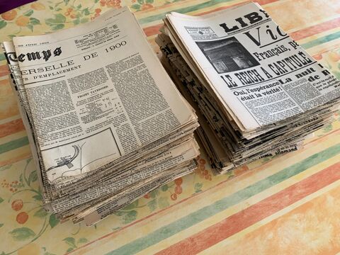 Collection de 500 Fac simils d'anciens journaux 0 Les Clouzeaux (85)