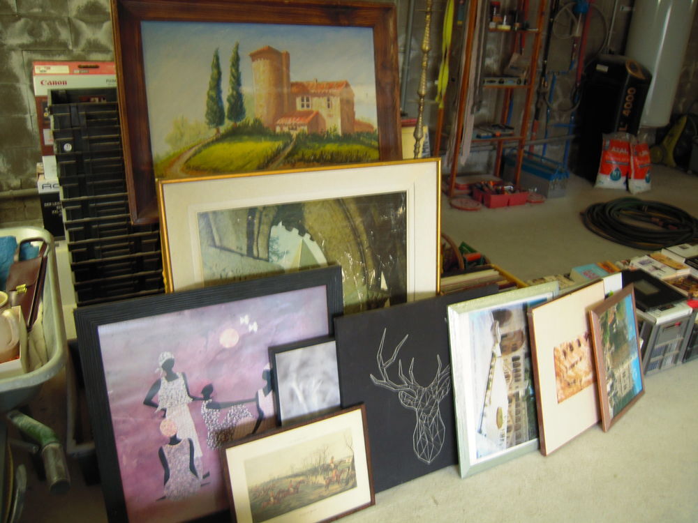 TABLEAUX ORIGINAUX ENCADRES POUR LA MAISON . Décoration