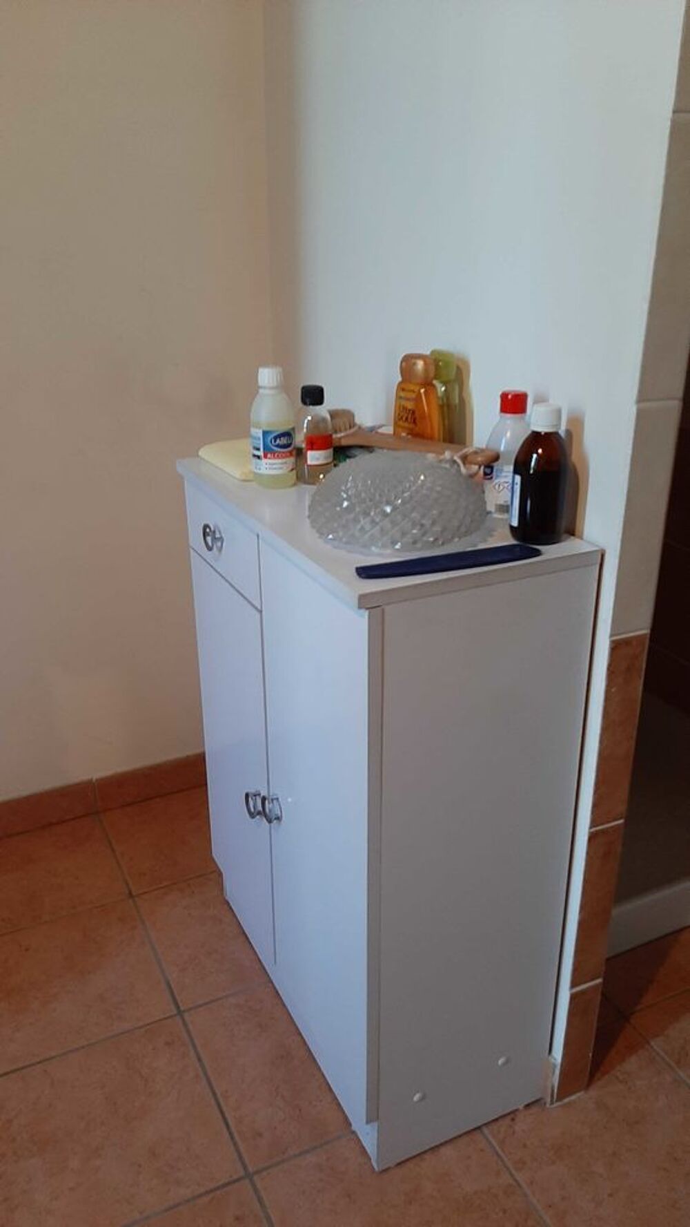 Meuble de salle de bain blanc - 60 x 29 x 82 cm Meubles