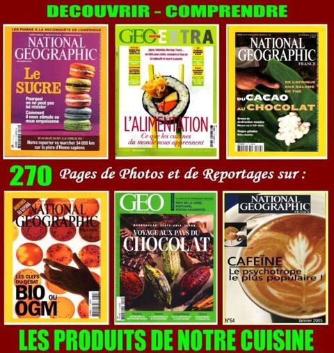 ALIMENTATION - géo - BIO ou OGM / prixportcompris 18 Nice (06)