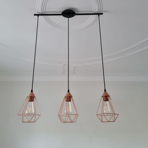 Lustre en cuivre TBE 80 Hayange (57)