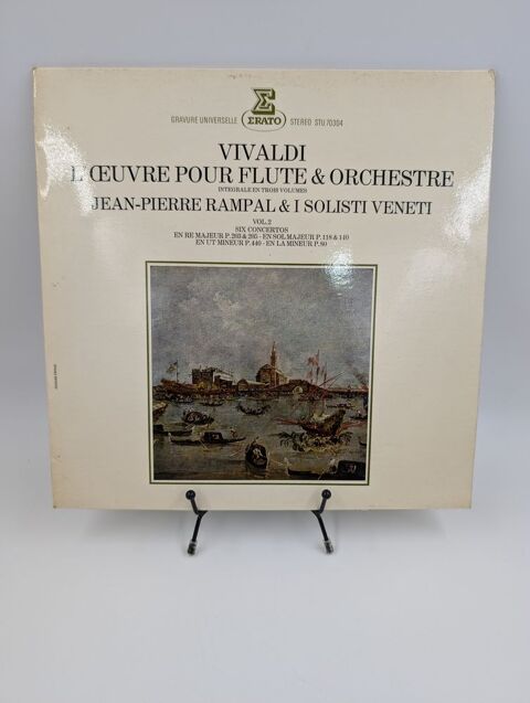 Vinyle 33 tours Vivaldi L'Oeuvre Pour Flute & Orchestre Vol2 8 Vulbens (74)