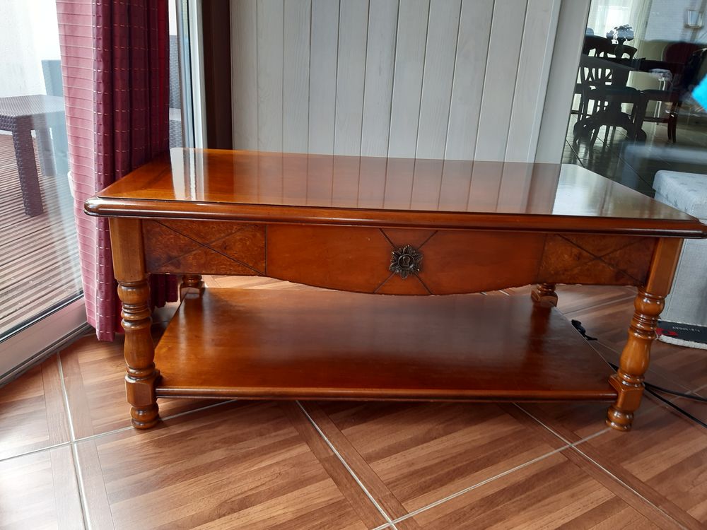 Table basse en merisier Meubles