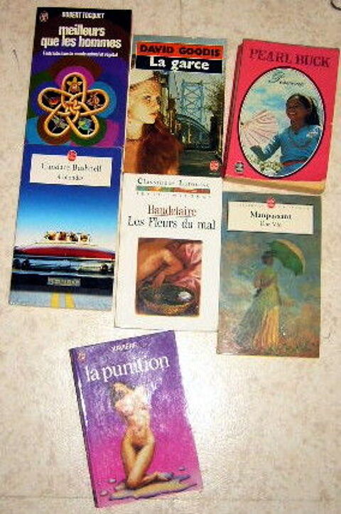 lot de 7 livres de poche diff�rents auteurs 8 Versailles (78)