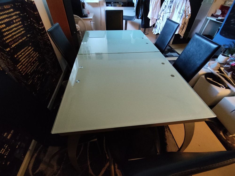 Table en verre extensible Meubles