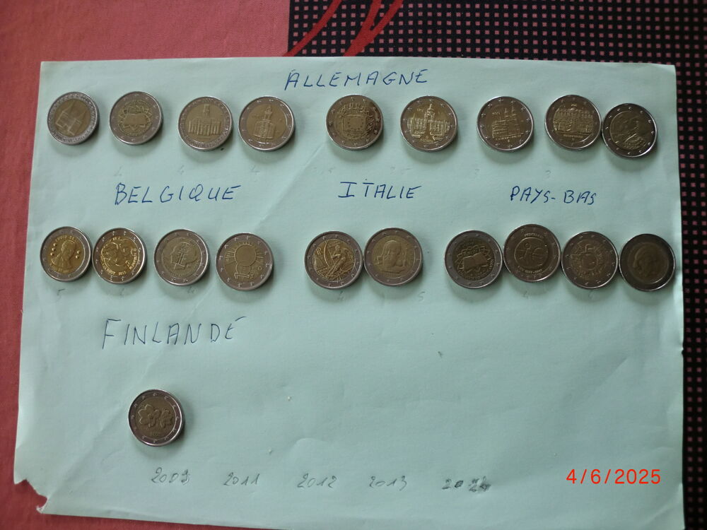Pieces comm&eacute;morative de UE 
