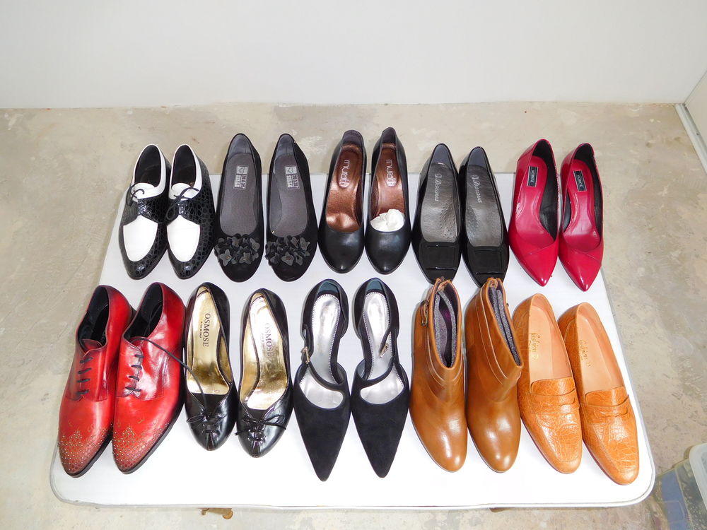 Chaussures femme &agrave; prix tr&egrave;s bas en cuir neuves - pivoine94 Chaussures