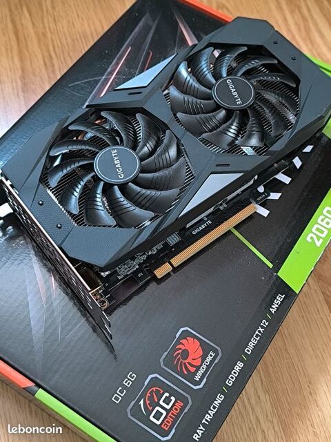 GIGABYTE GeForce RTX 2060 OC EDITION (rev. 2.0) 6Go GDDR6 180 Varennes-sur-Seine (77)