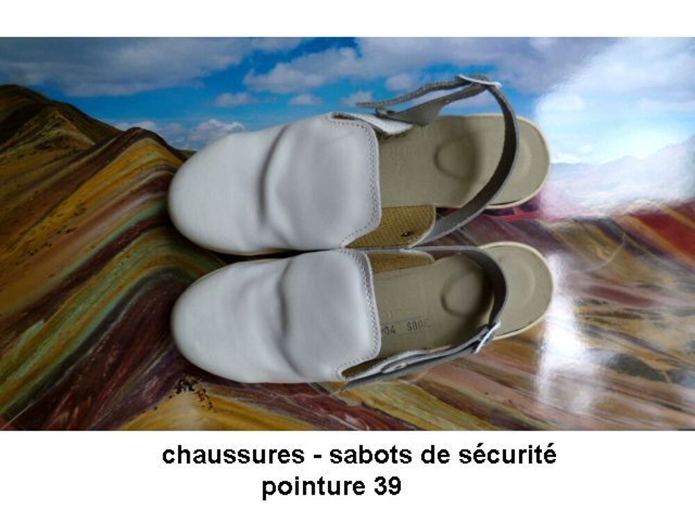 chaussures sabots de s&eacute;curit&eacute; - 39 - zoe Chaussures