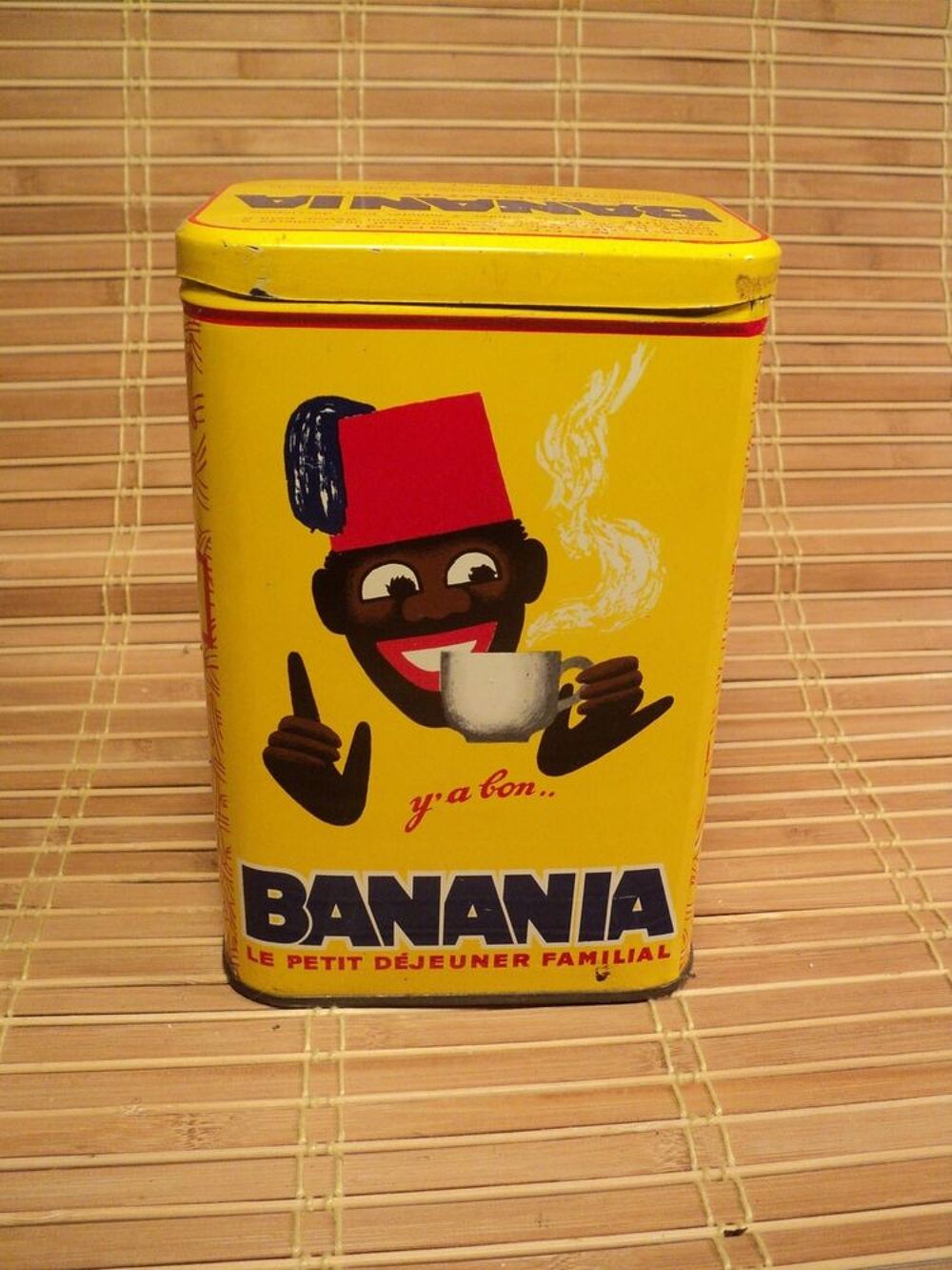 Ancienne Boite 1kg Publicit&eacute; Banania 