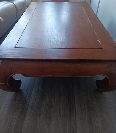 Table basse rectangulaire en bois exotique  70 Revin (08)