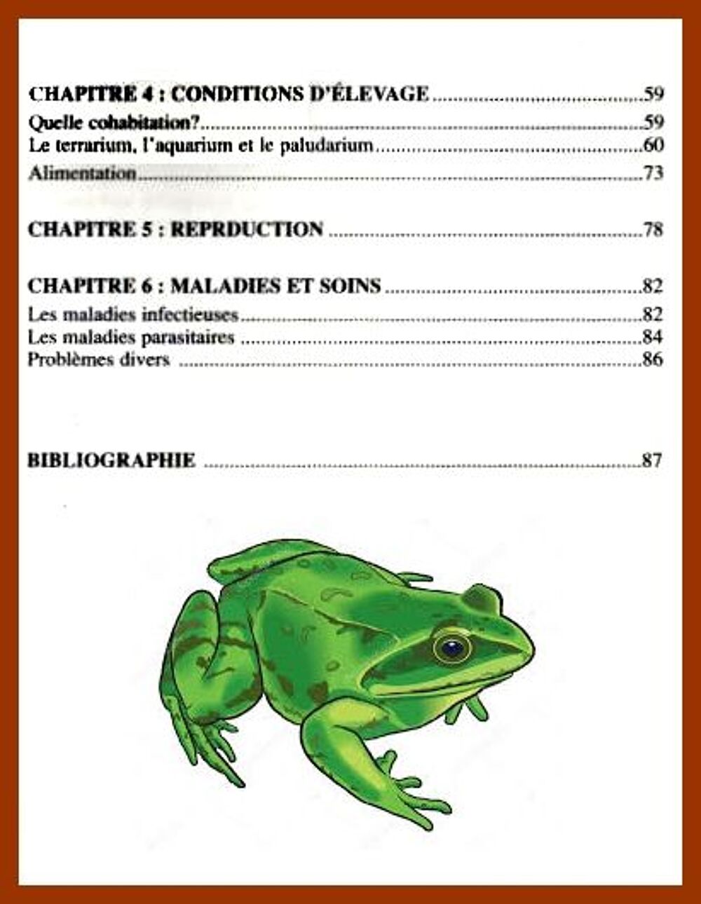 ELEVAGE DES AMPHIBIENS - grenouilles Livres et BD