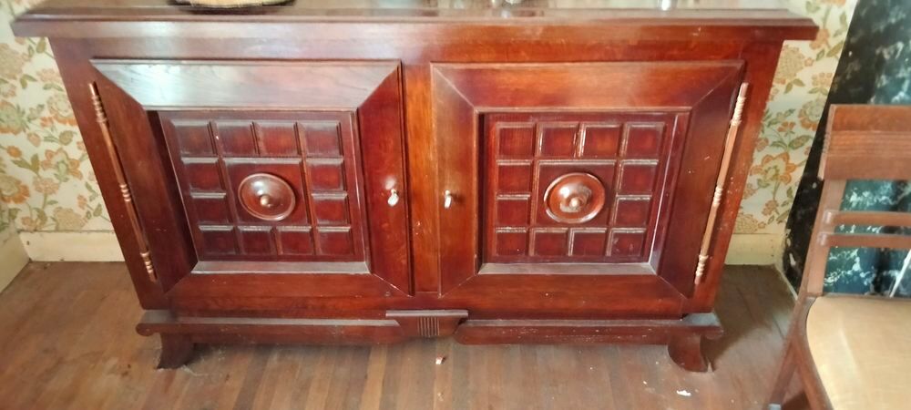buffet en bois massif 2 portes Meubles