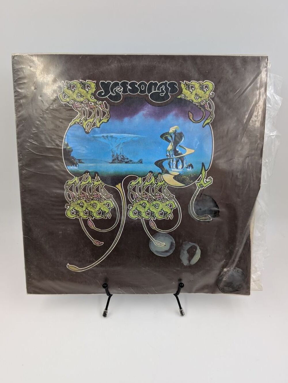 Vinyle 33 tours Yessongs avec fourreau (fourreau ab&icirc;m&eacute;) CD et vinyles