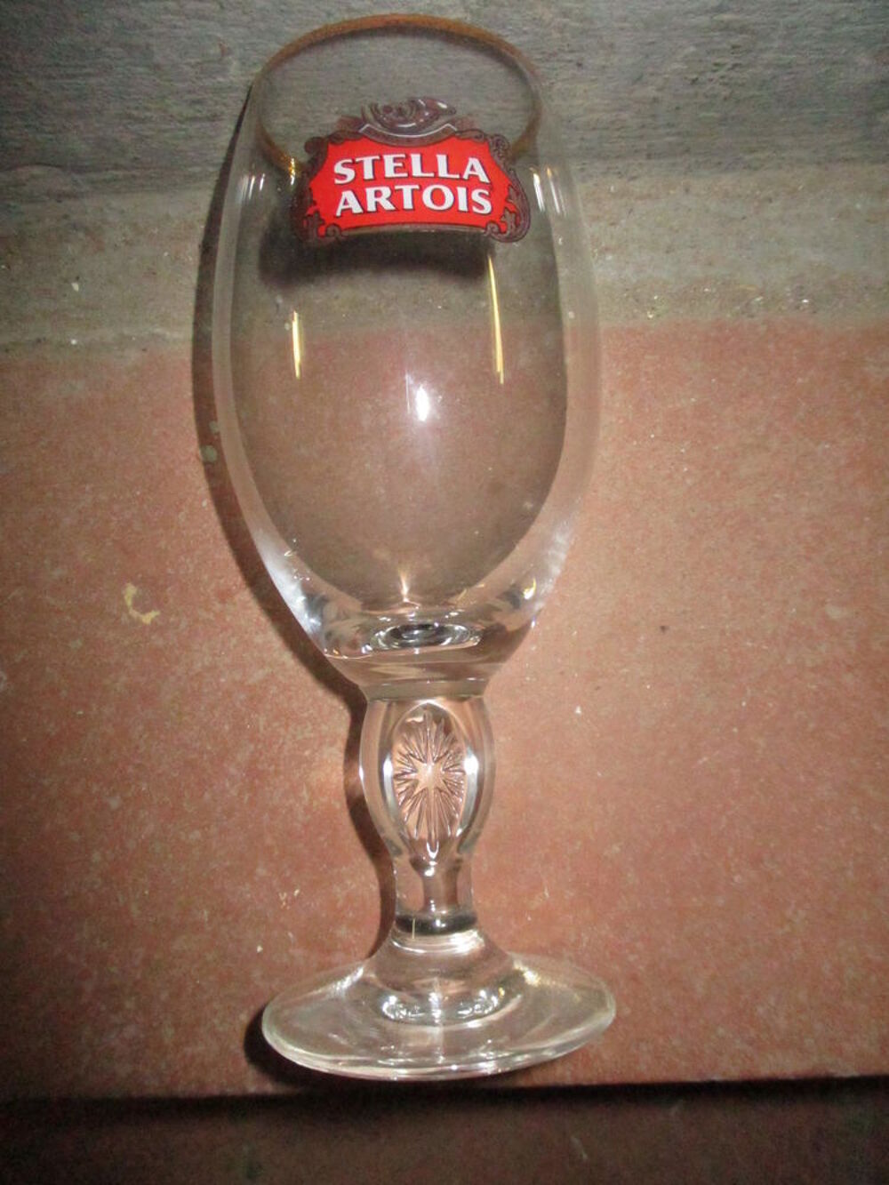 6 verres &agrave; bi&egrave;re STELLA 33 cl estampill&eacute;s pas un &eacute;clat Décoration