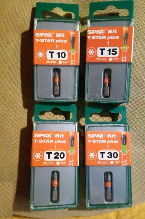 Embouts de vissage Torx SPAX Bit T-STAR Plus 3 Beauchamp (95)
