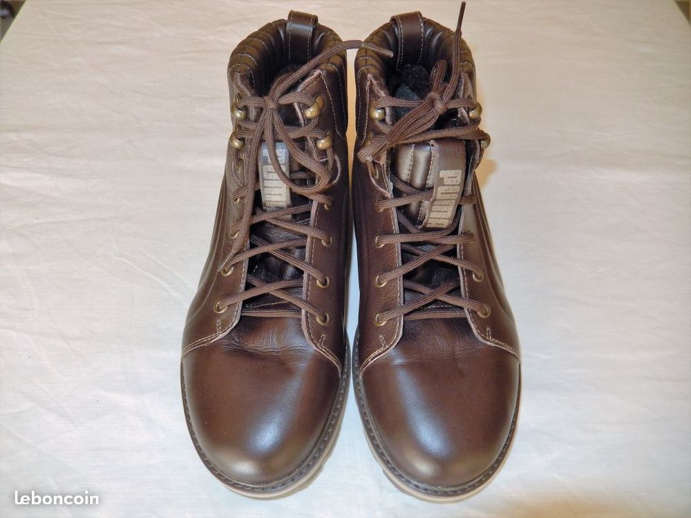 Bottines en cuir Chaussures