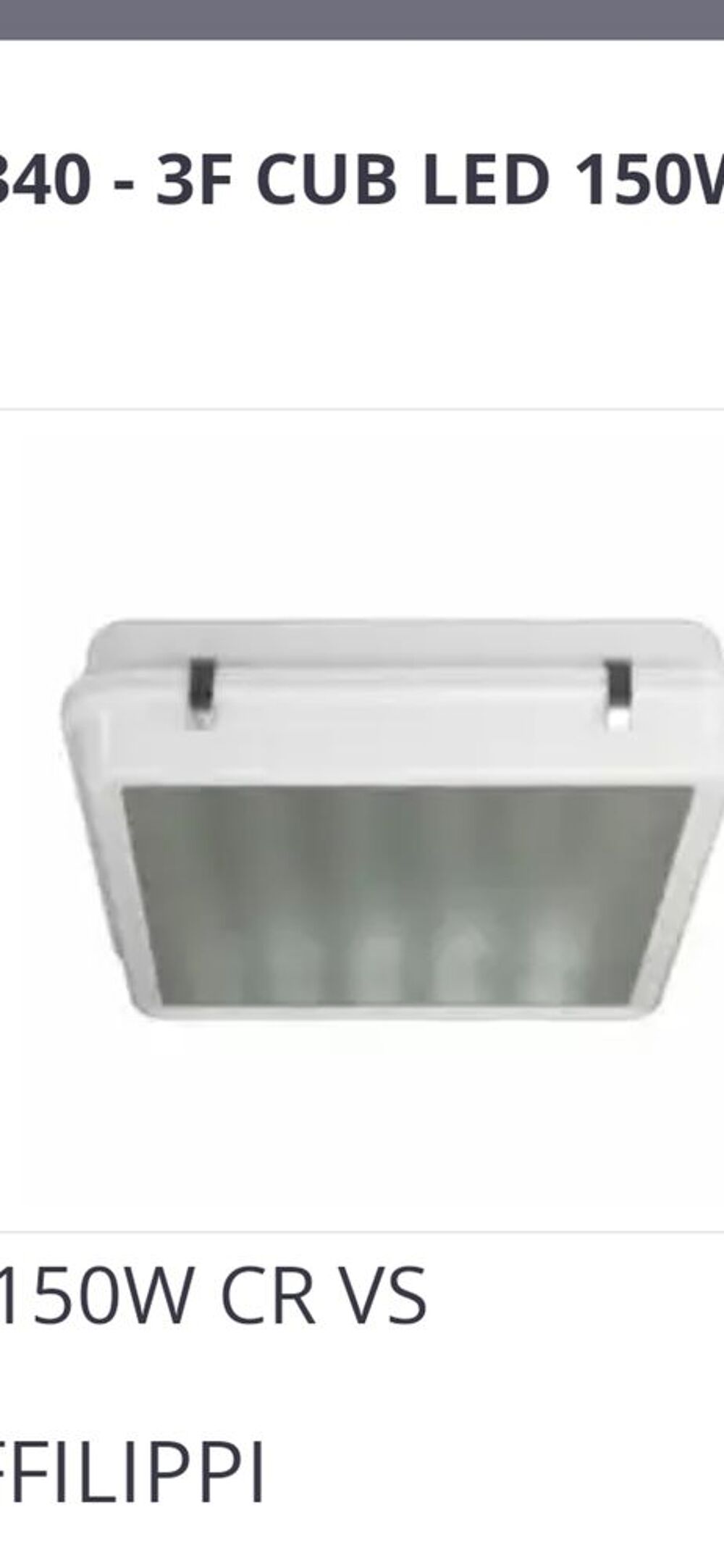 Achetez luminaire filippi neuf - revente cadeau, annonce vente à Vedène ...