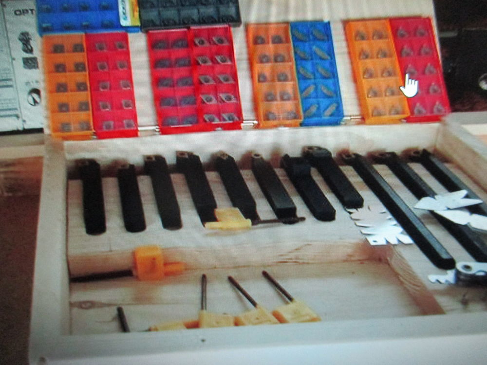 11 outils de tour a m&eacute;taux carr&eacute; de 16 mm 120 plaquettes
Bricolage