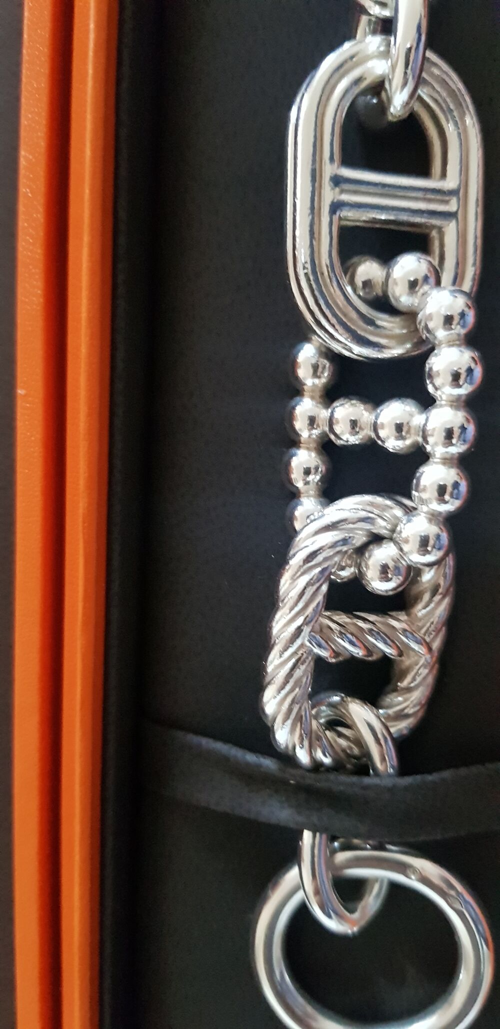 Tres beau et rare bracelet Herm&egrave;s argent Bijoux et montres