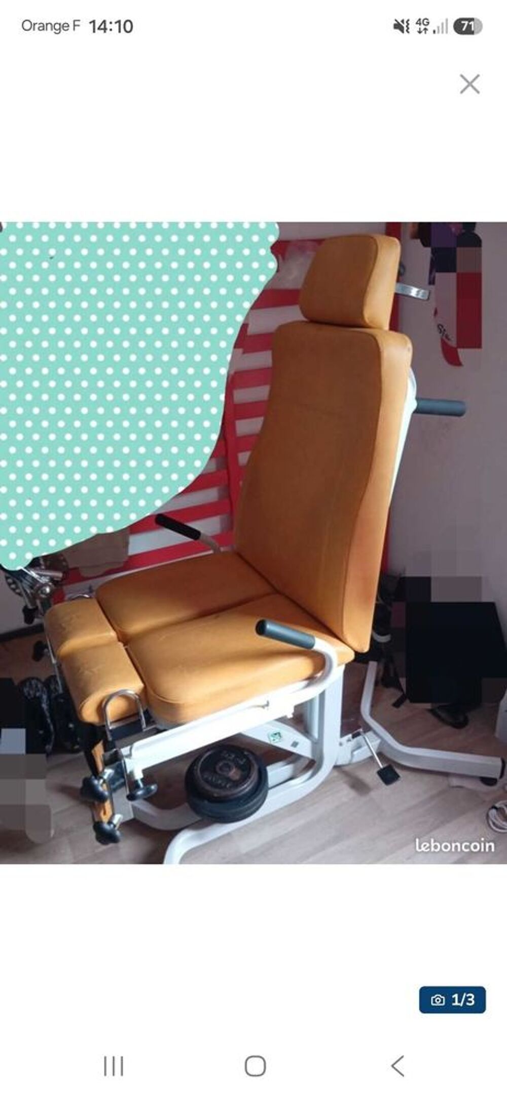 fauteuil quadriceps professionnel Sports
