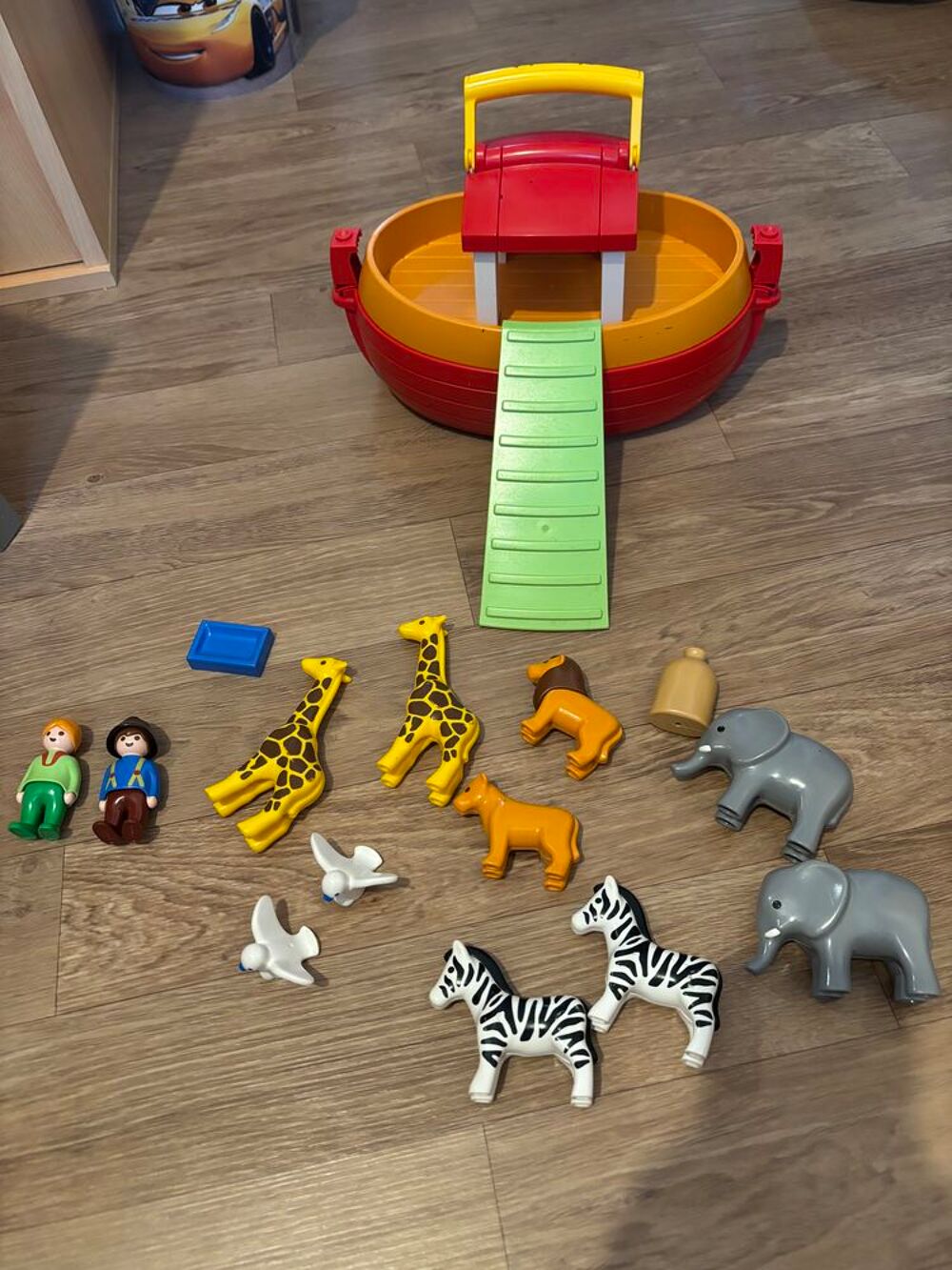 ARCHE DE NO&Eacute; TRANSPORTABLE PLAYMOBIL 1.2.3 Jeux / jouets