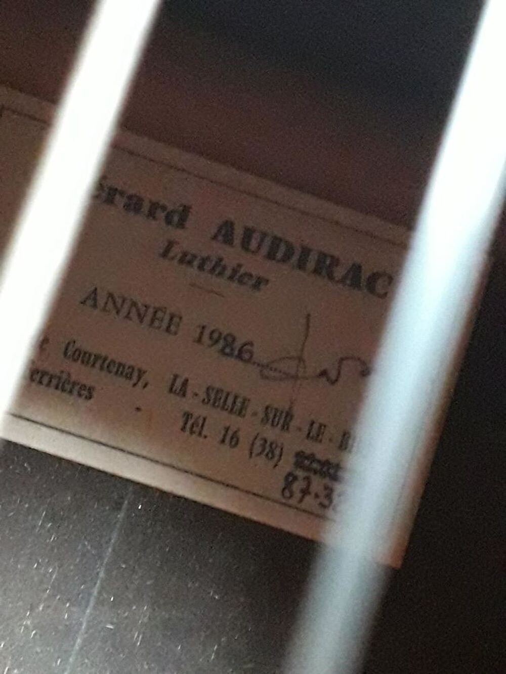 Guitare de Luthier Instruments de musique